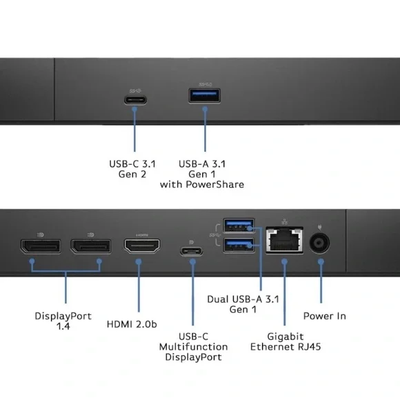 Dell docking station and power adapter brand new